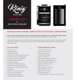 König A12 Coffee Machine + Milk Cooler - Image 3