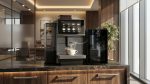 König V6 Professional Coffee Machine + Milk Cooler