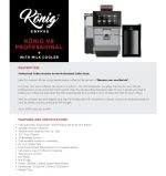 König V6 Professional Coffee Machine + Milk Cooler - Image 3