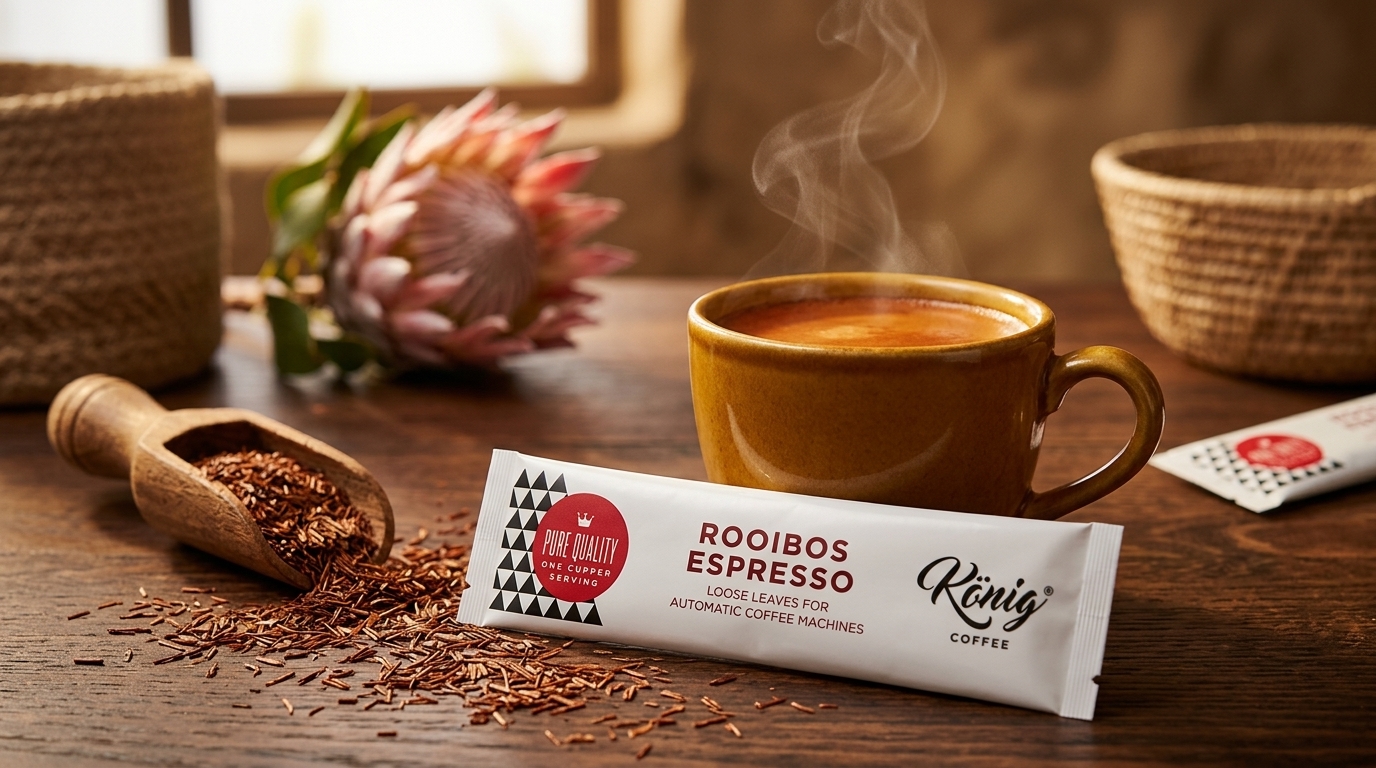 Create_a_premium_commercial_product_photography_sc_31bd7e662d König Rooibos Espresso Sachets (99 sachets) - Image 1
