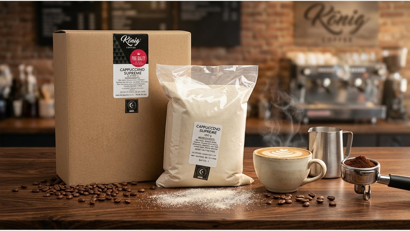König Cappuccino Supreme bulk vending product for office and hospitality machines