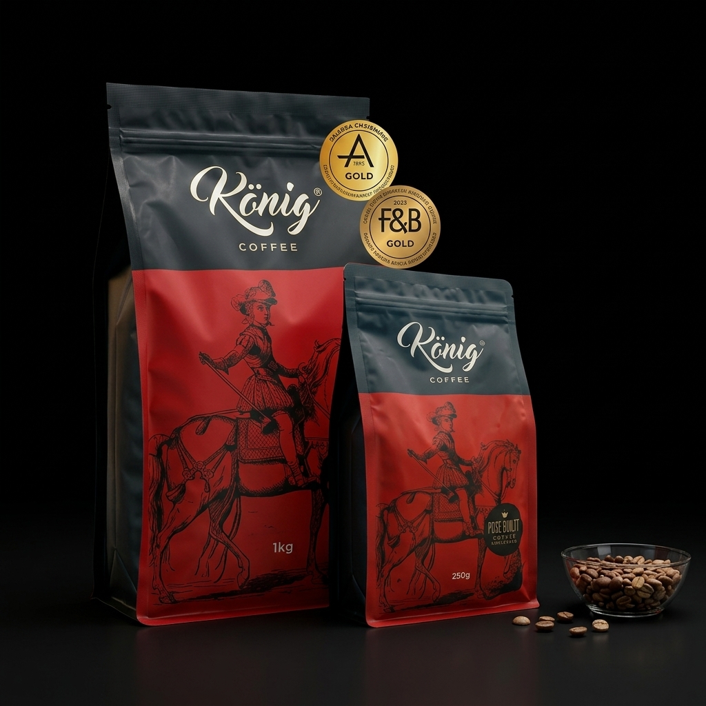 König Coffee Java Reserve — the bean roasted on site at every CHARGE padstal
